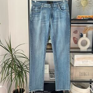 Madison Supply Men’s Jeans Size 35 Straight Leg Blue Medium Rise Zip Fly Closure